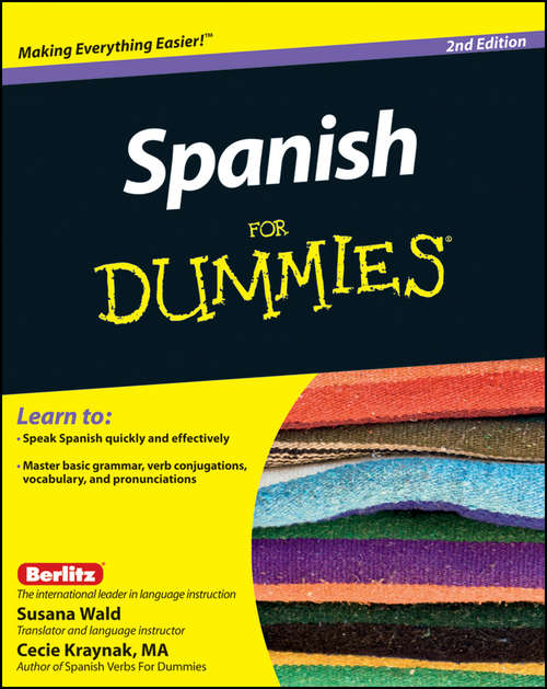 Book cover of Spanish For Dummies (2)