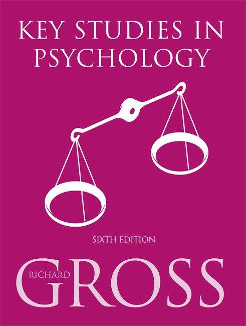 Book cover of Key Studies In Psychology (Sixth Edition) (PDF)