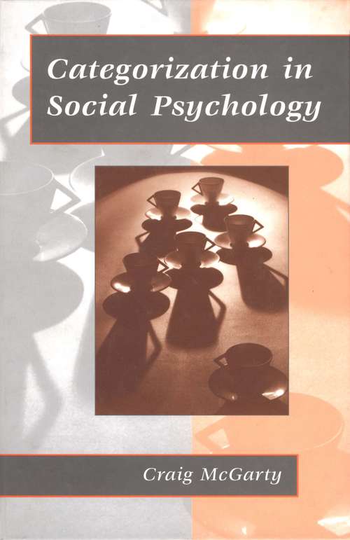 Book cover of Categorization in Social Psychology (PDF)