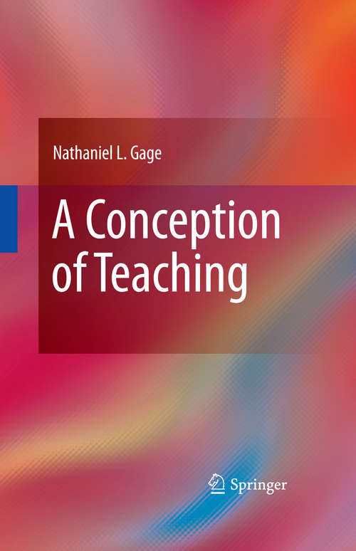 Book cover of A Conception of Teaching (2009)
