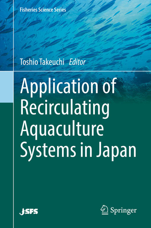 Book cover of Application of Recirculating Aquaculture Systems in Japan (Fisheries Science Series)