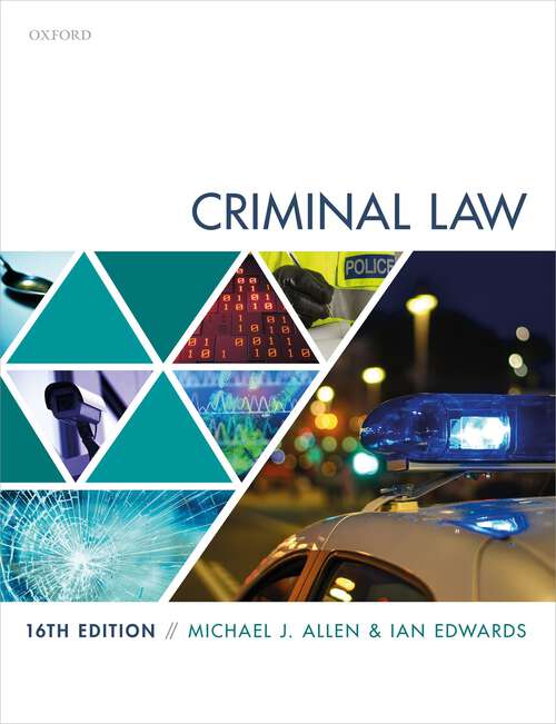Book cover of Criminal Law (16)
