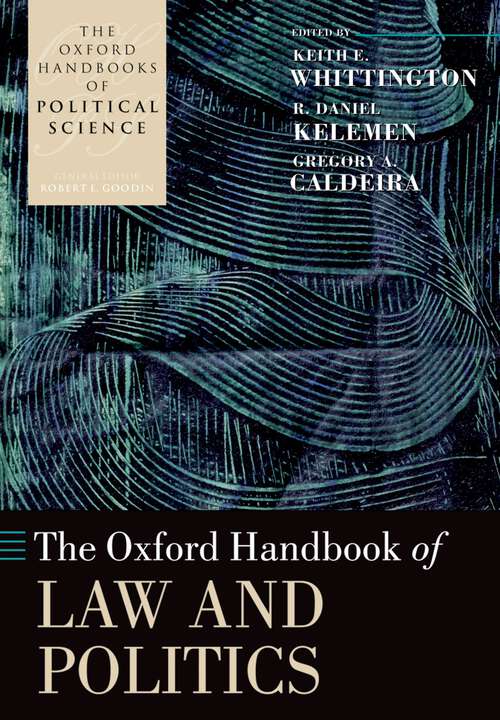 Book cover of The Oxford Handbook of Law and Politics (Oxford Handbooks)
