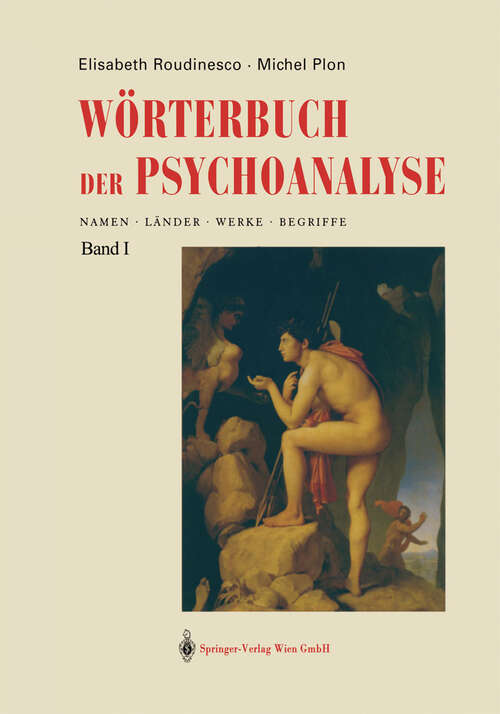 Book cover of Wörterbuch der Psychoanalyse: Namen, Länder, Werke, Begriffe (2004)