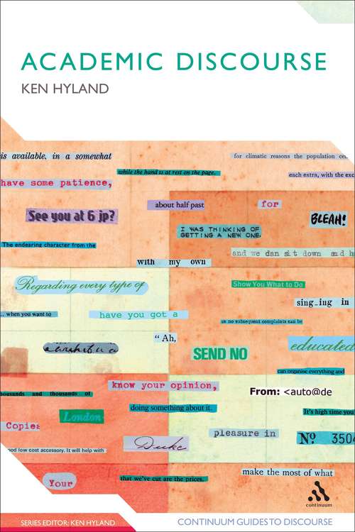 Book cover of Academic Discourse: English In A Global Context (Continuum Discourse)