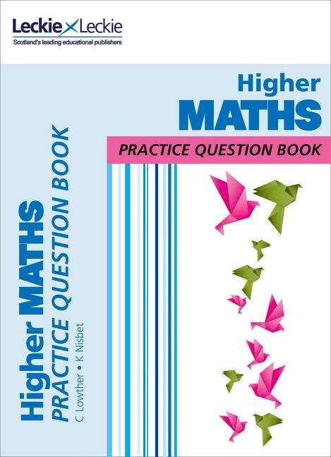 Book cover of Higher Maths Practice Question Book (PDF) (Sqa Practice Question Book Ser.)
