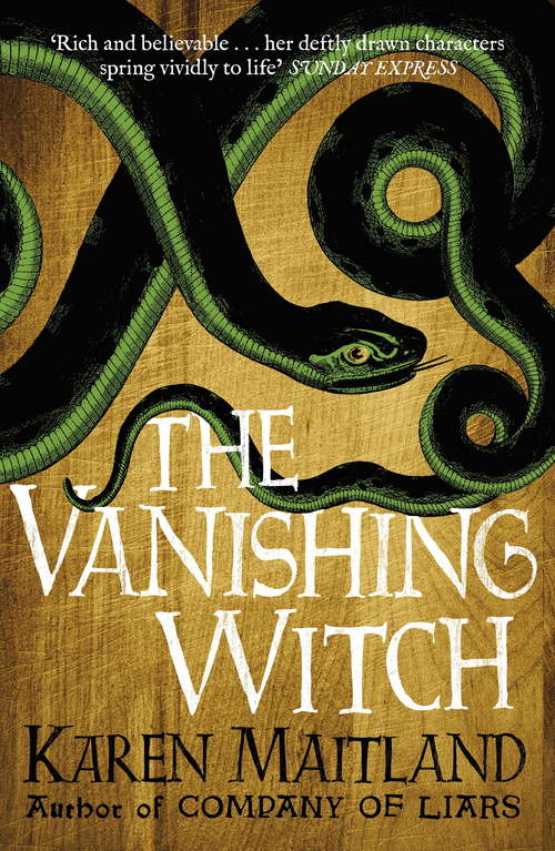 Book cover of The Vanishing Witch: A dark historical tale of witchcraft and rebellion