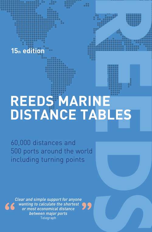 Book cover of Reeds Marine Distance Tables 15th edition