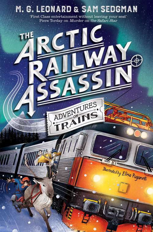 Book cover of The Arctic Railway Assassin (Adventures on Trains #6)