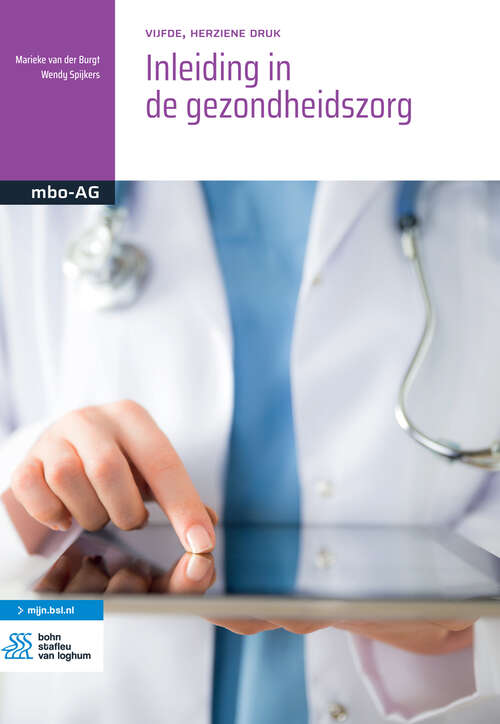 Book cover of Inleiding in de gezondheidszorg (5th ed. 2022) (Basiswerk AG)