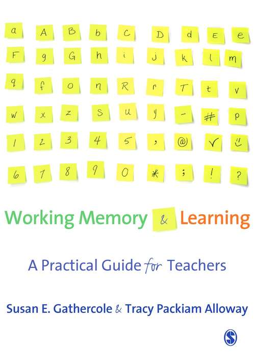 Book cover of Working Memory and Learning: A Practical Guide for Teachers (PDF)