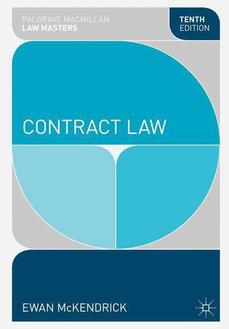 Book cover of Contract Law (PDF)