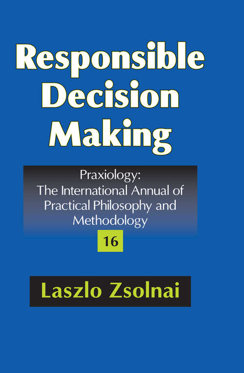 Book cover of Responsible Decision Making
