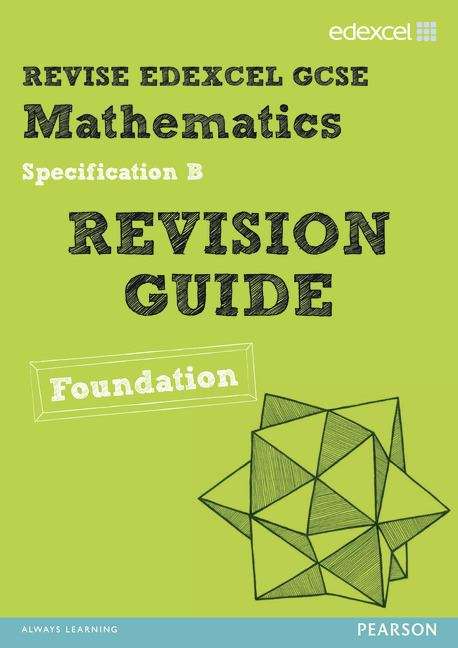 Book cover of Edexcel GCSE Mathematics B Modular: Foundation (PDF)