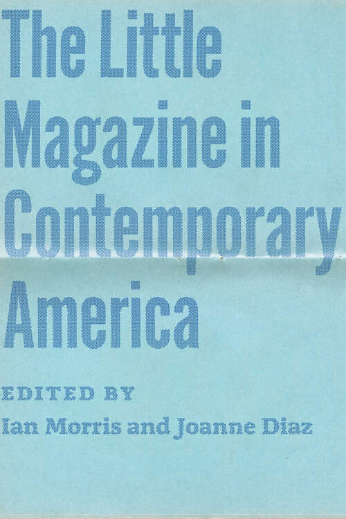 Book cover of The Little Magazine in Contemporary America