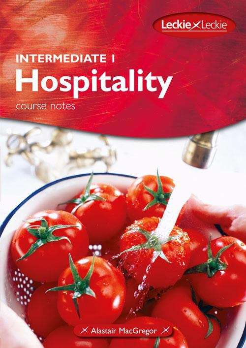 Book cover of Intermediate 1 Hospitality: Course Notes (PDF)