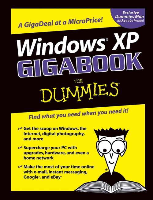 Book cover of Windows XP Gigabook For Dummies