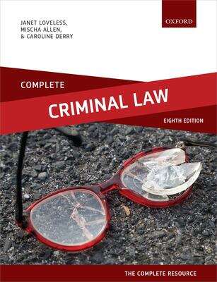 Book cover of Complete Criminal Law: Text, Cases, And Materials (PDF) (8)