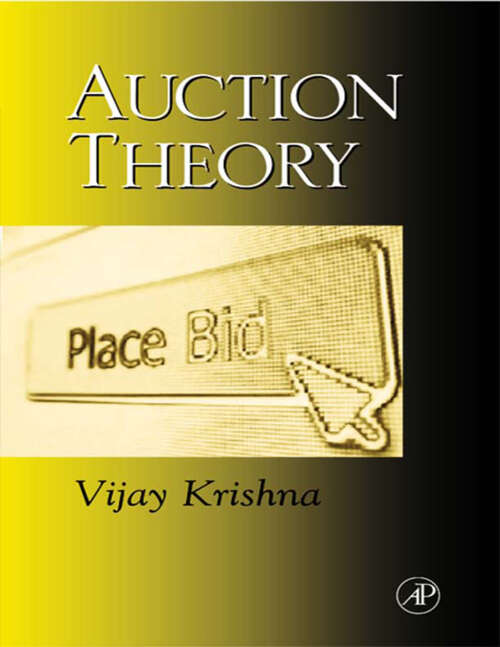Book cover of Auction Theory