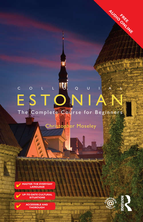 Book cover of Colloquial Estonian: The Complete Course For Beginners (2)
