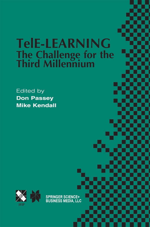 Book cover of TelE-Learning: The Challenge for the Third Millennium (2002) (IFIP Advances in Information and Communication Technology #102)