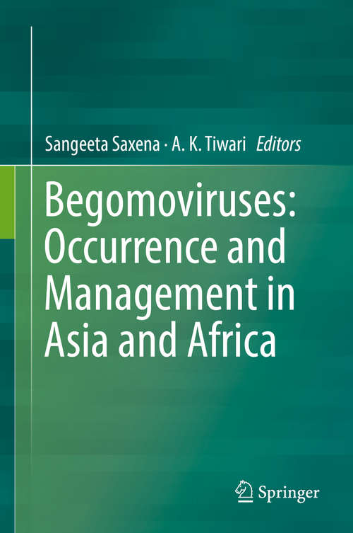 Book cover of Begomoviruses: Occurrence and Management in Asia and Africa (1st ed. 2017)