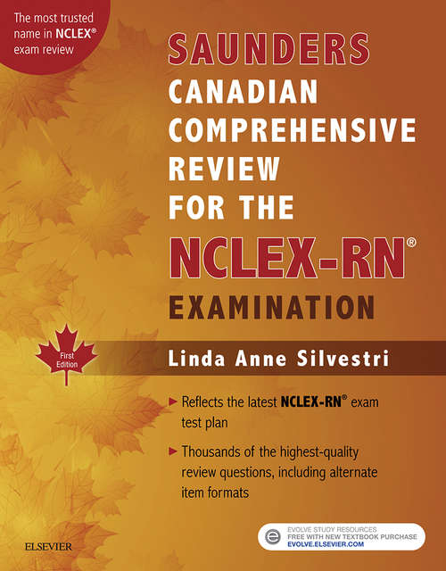 Book cover of Saunders Canadian Comprehensive Review for the NCLEX-RN - E-Book