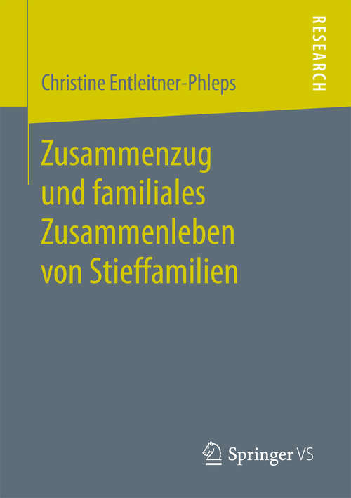 Book cover of Zusammenzug und familiales Zusammenleben von Stieffamilien