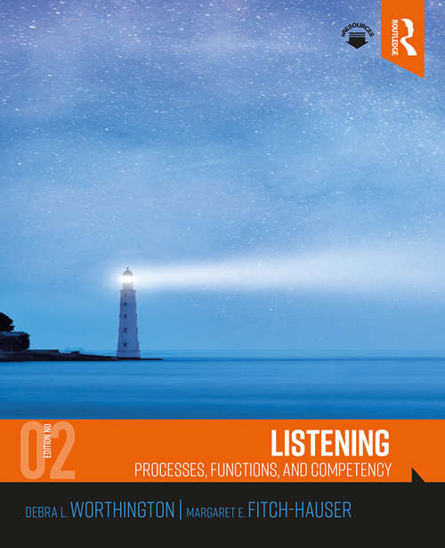 Book cover of Listening: Processes, Functions, and Competency