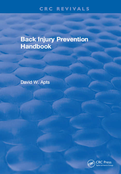 Book cover of Back Injury Prevention Handbook