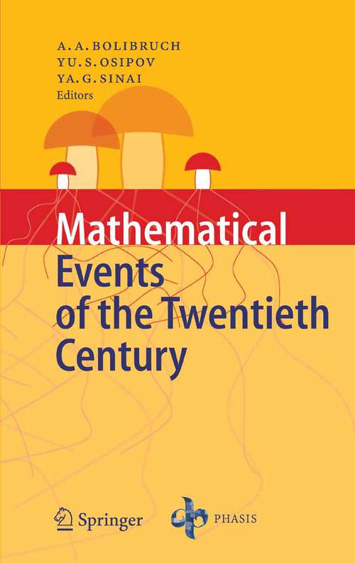 Book cover of Mathematical Events of the Twentieth Century (2006)