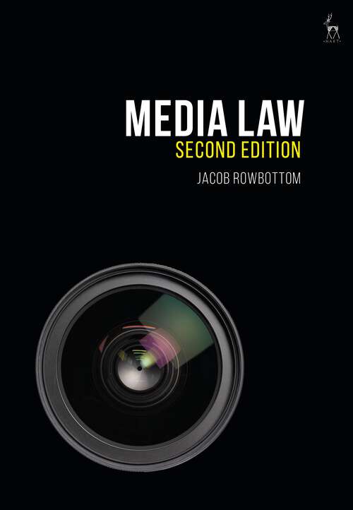 Book cover of Media Law