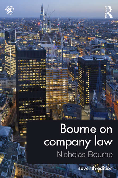 Book cover of Bourne on Company Law (7)