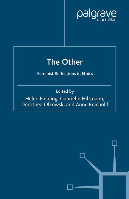 Book cover of The Other: Feminist Reflections in Ethics (2007)