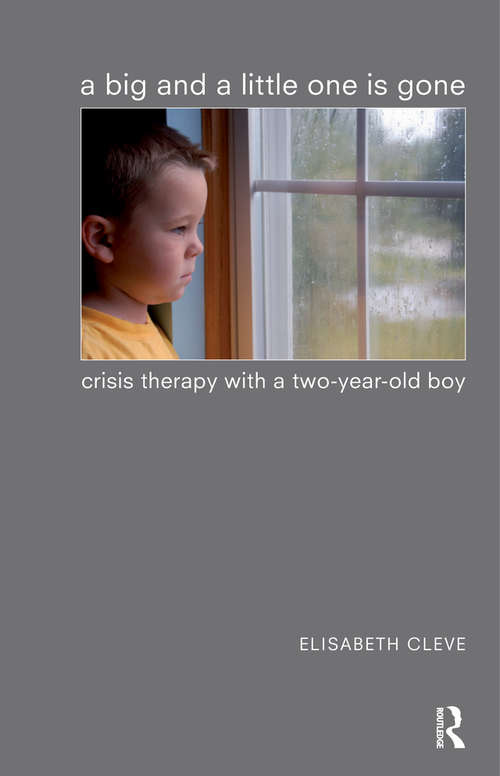 Book cover of A Big and a Little One is Gone: Crisis Therapy with a Two-year-old Boy
