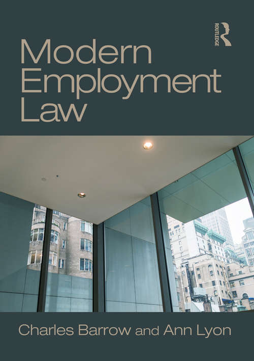 Book cover of Modern Employment Law