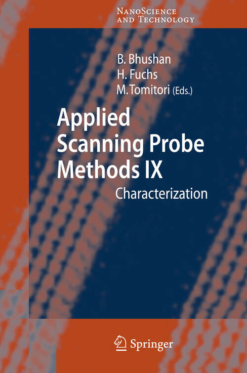Book cover of Applied Scanning Probe Methods IX: Characterization (2008) (NanoScience and Technology)