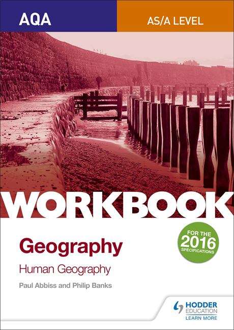 Book cover of AQA AS/A-Level Geography Workbook 2: Human Geography (PDF)