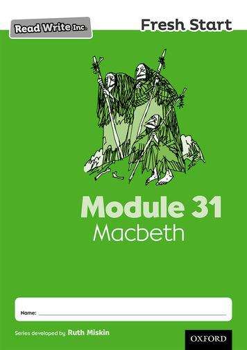 Book cover of Read Write Inc. Fresh Start Module 31 Macbeth (PDF)