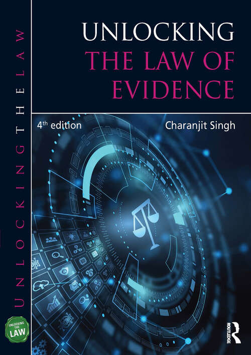 Book cover of Unlocking the law of Evidence (4) (Unlocking the Law)