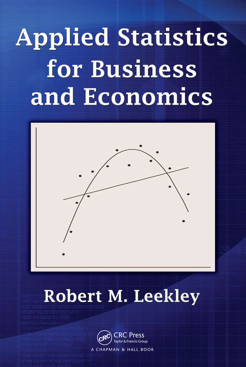 Book cover of Applied Statistics for Business and Economics