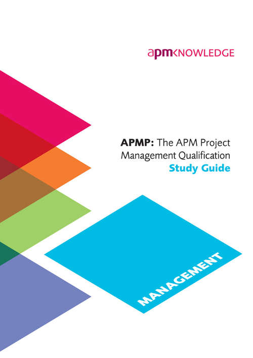 Book cover of APM Project Management Qualification Study Guide (PDF)