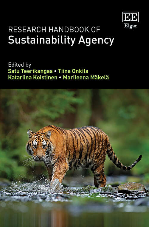 Book cover of Research Handbook of Sustainability Agency