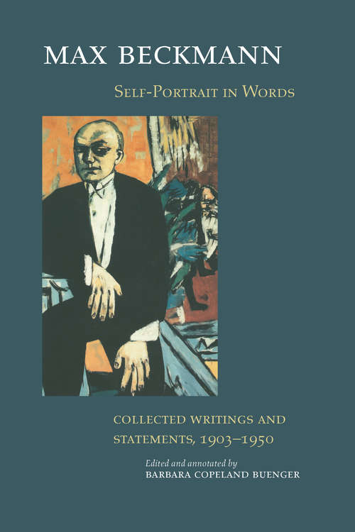 Book cover of Self-Portrait in Words: Collected Writings and Statements, 1903-1950