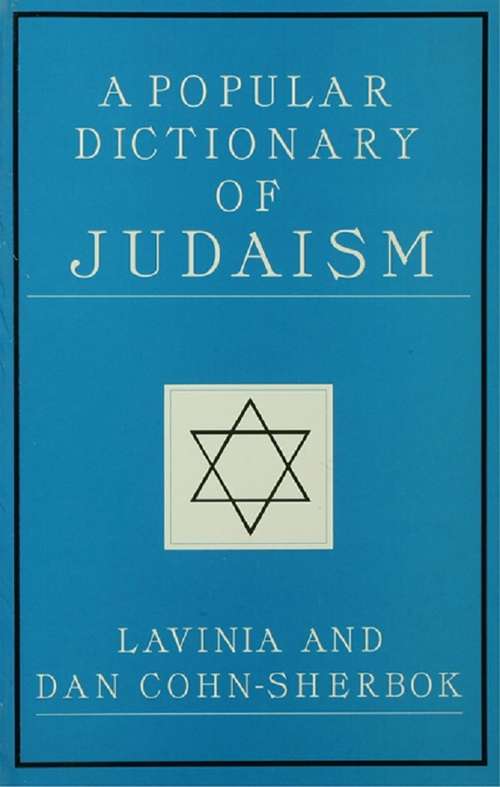 Book cover of A Popular Dictionary of Judaism