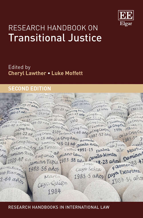 Book cover of Research Handbook on Transitional Justice (Research Handbooks in International Law series)