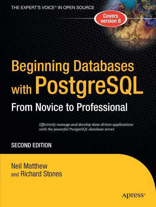 Book cover of Beginning Databases with PostgreSQL: From Novice to Professional (2nd ed.)