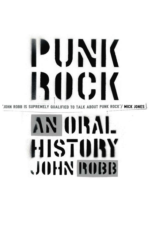 Book cover of Punk Rock: An Oral History