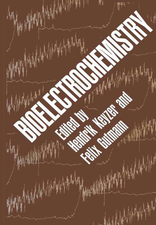 Book cover of Bioelectrochemistry (1980)