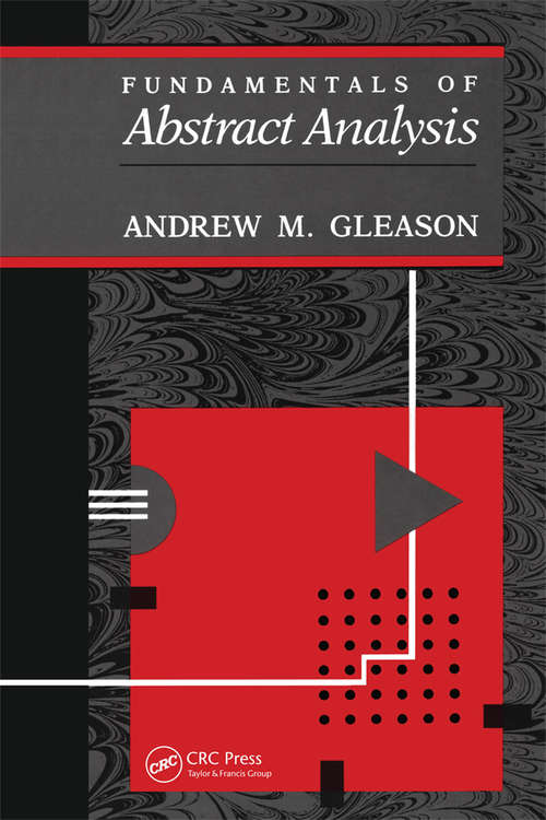 Book cover of Fundamentals of Abstract Analysis